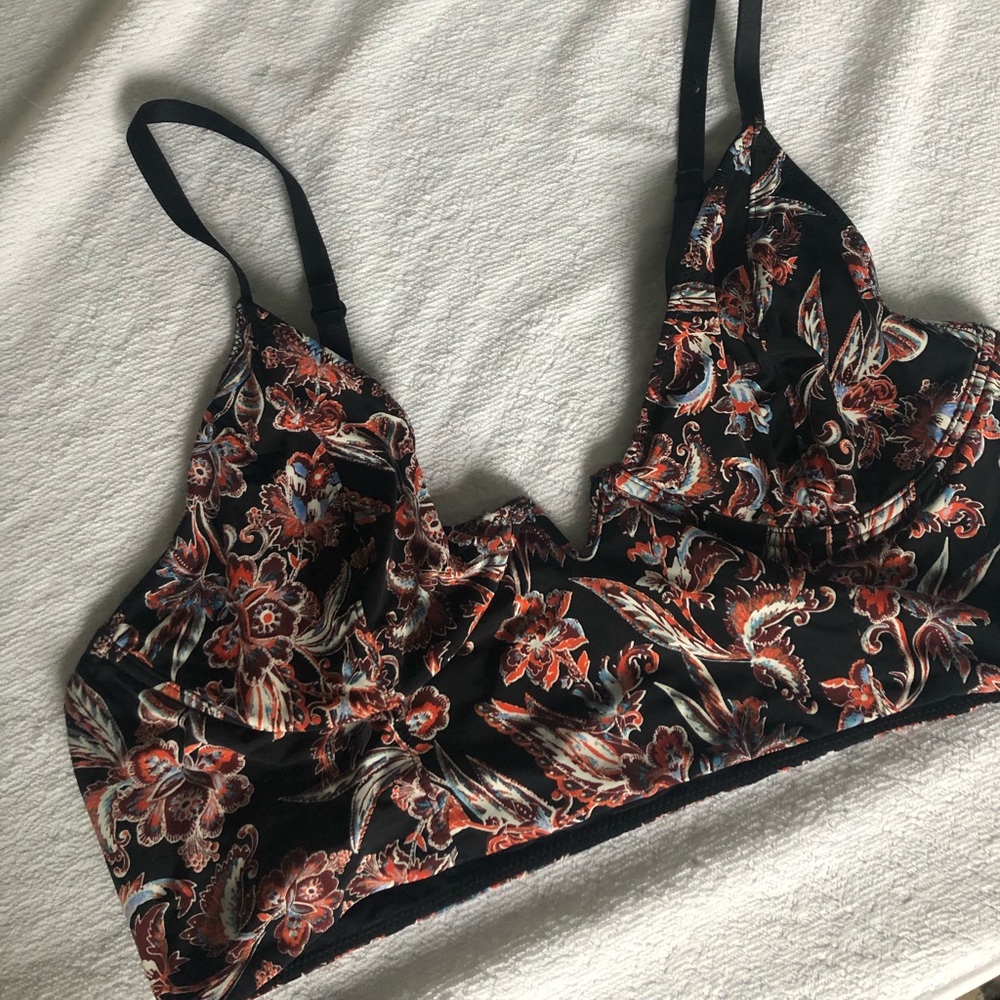 NWOT Free People Paisley bralette